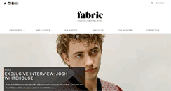 Desktop Screenshot of fabricmagazine.co.uk